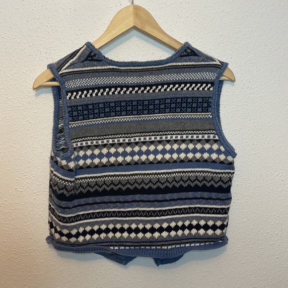 Westbound Casual Cotton Blend Cropped Vest Size M - Picture 5 of 5